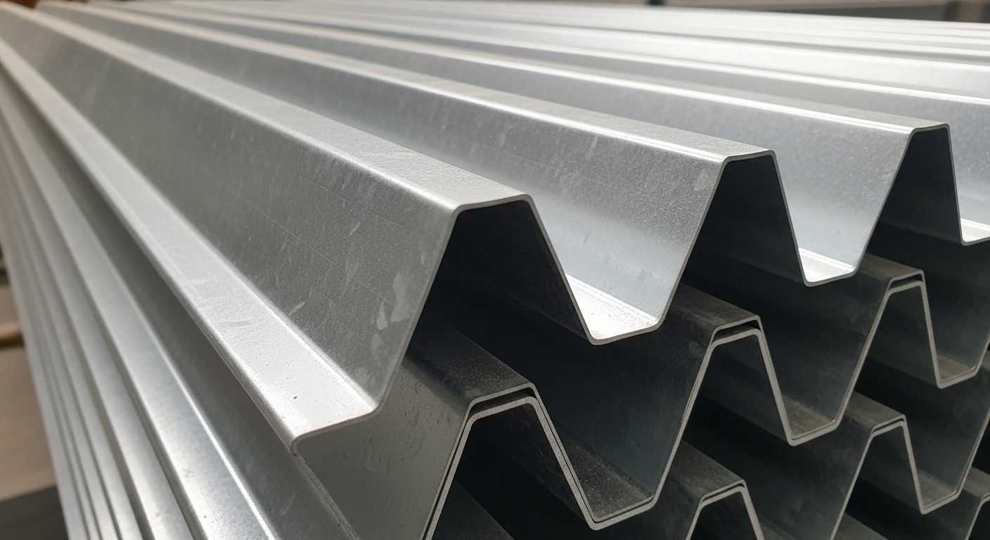 Beton altı deck trapez ağırlık ve kesit detayları