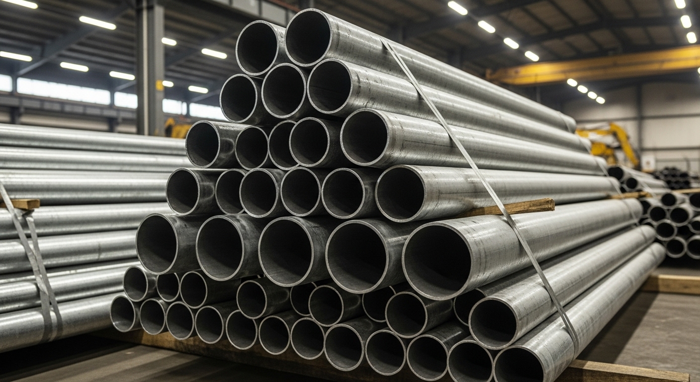Çeşitli çelik boru çapları
