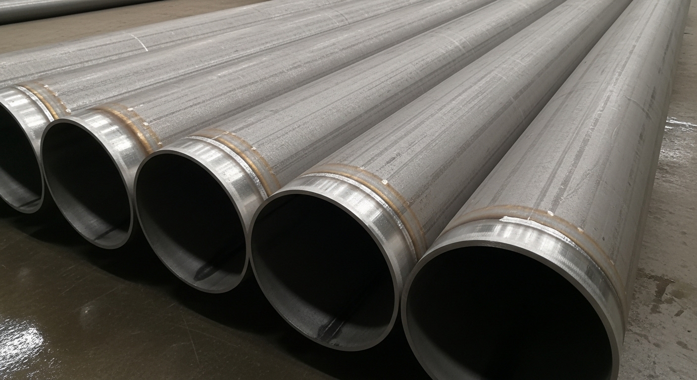 İstanbul'da dikişsiz çelik boru stokları