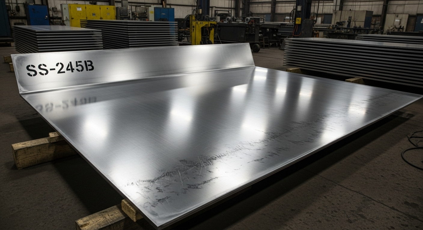 Gemi inşasında kullanılan yüksek dayanıklı çelik plakalar