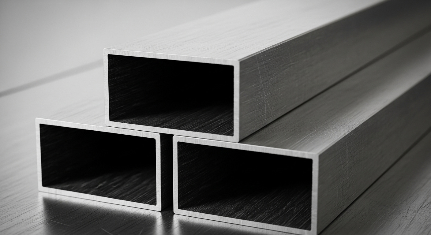 Stoktaki çeşitli kalın kutu profiller