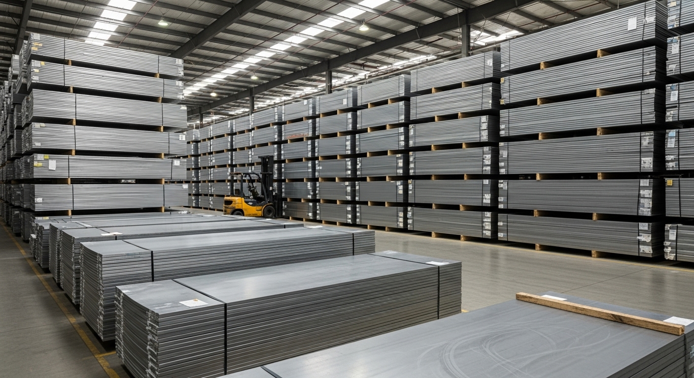 Farklı kalınlıklarda istiflenmiş levha saclar