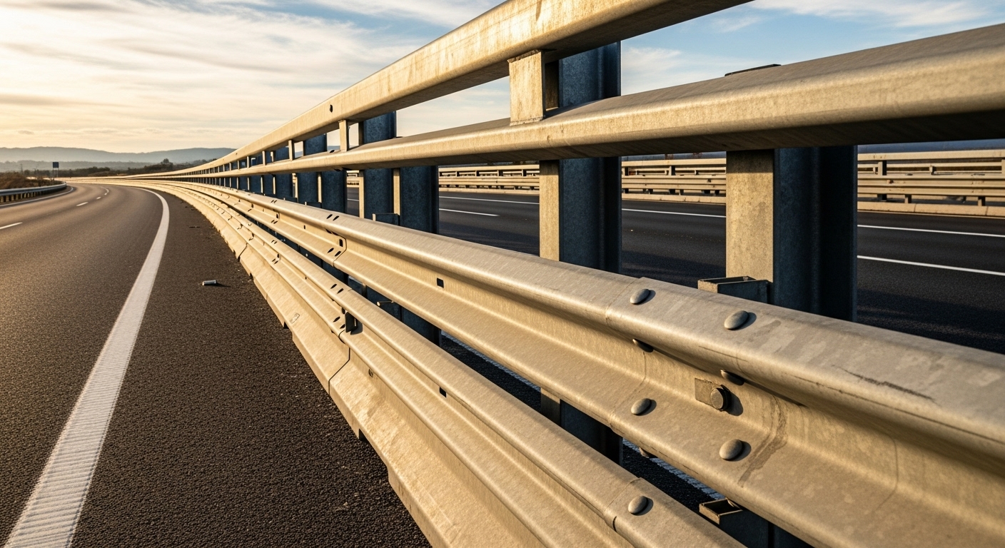 Otoyol bariyeri güvenlik çarpışma testi