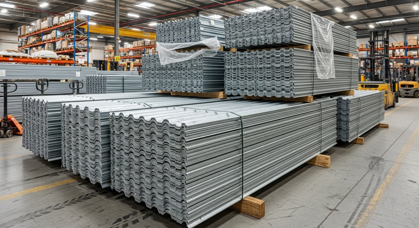 Farklı RAL kodlarında sinüs oluklu sac renkleri